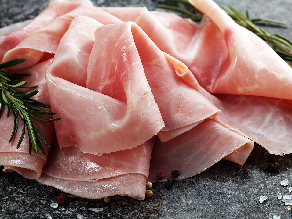 Weergave fijne charcuterie