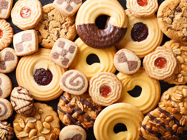 assortiment van koekjes